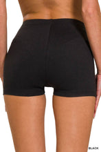 Load image into Gallery viewer, Brushed Microfiber Waistband Biker Shorts
