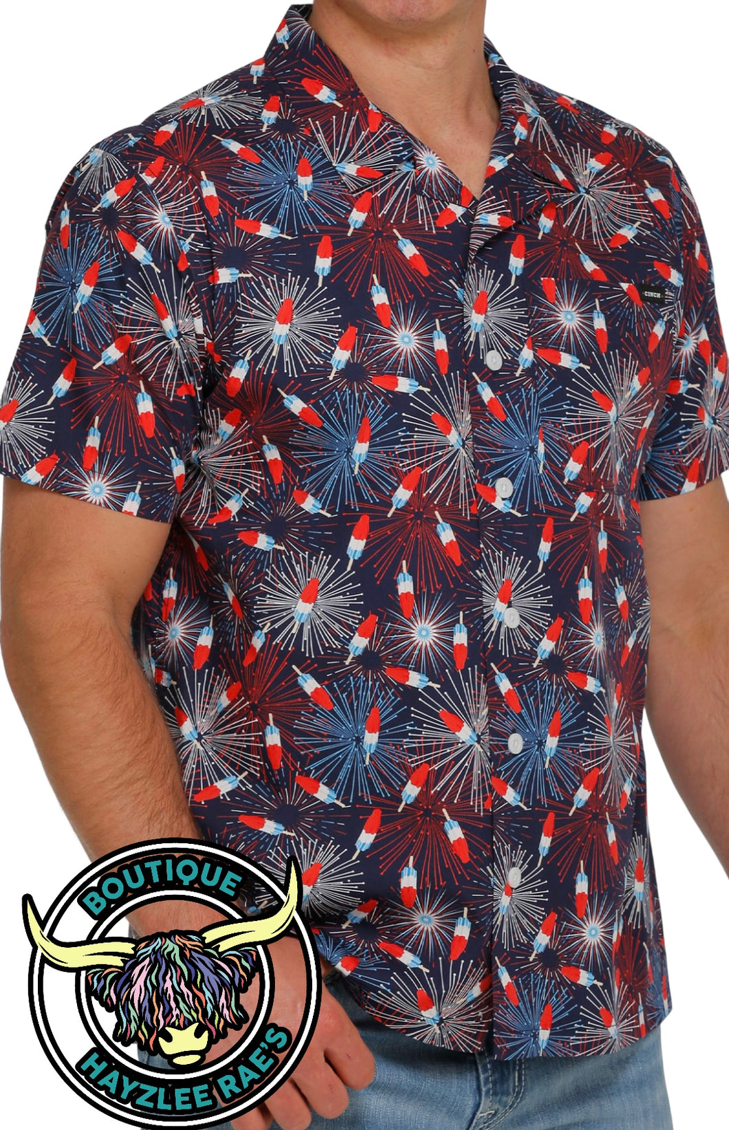 Cinch® 4th of July Camp Shirt-Men’s