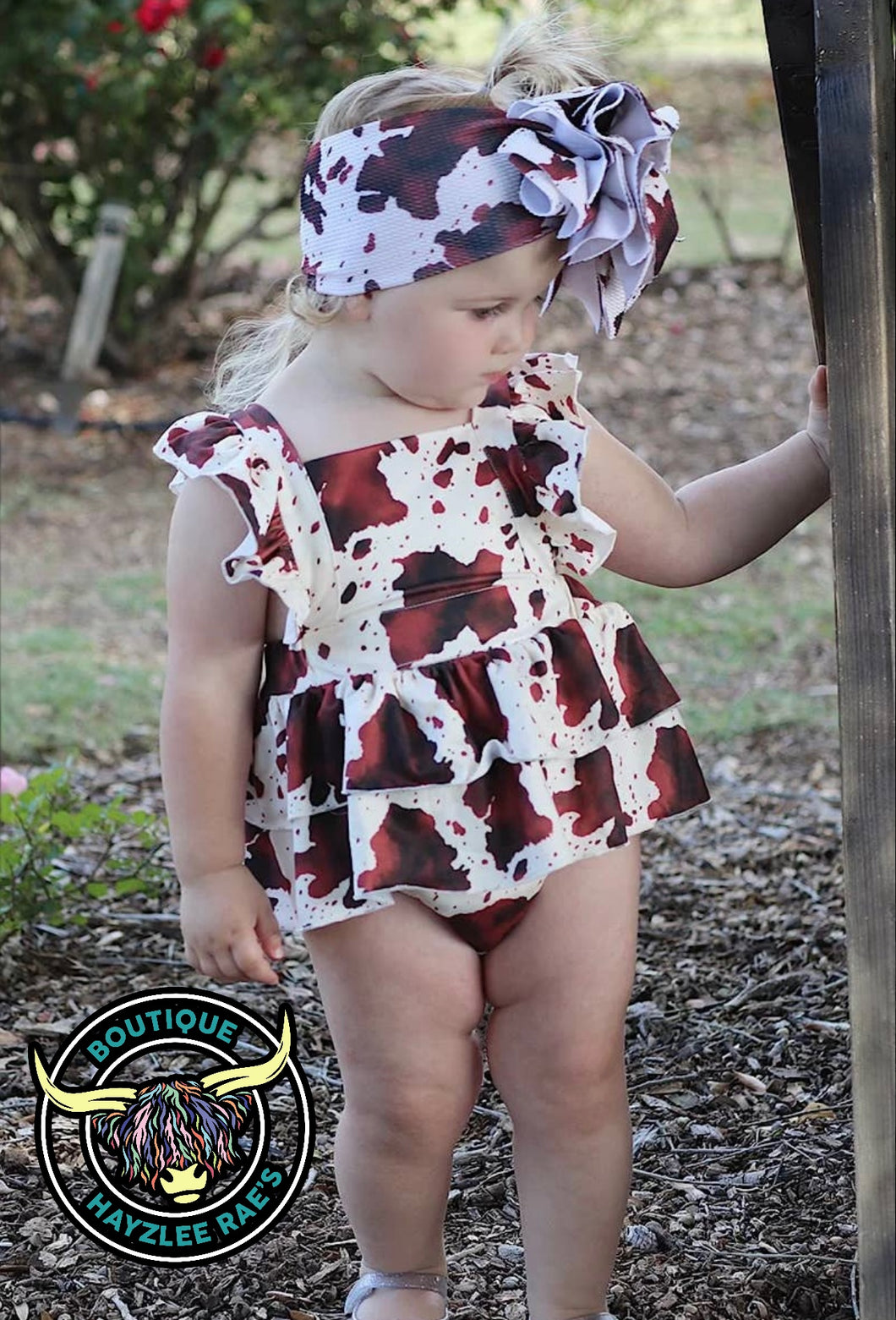 Brown Cow Romper