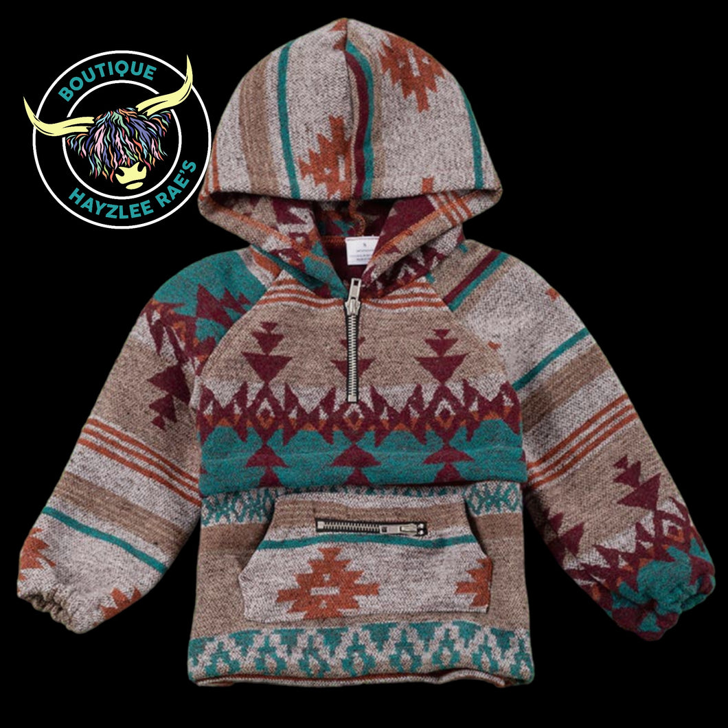 Aztec Hoodie- Gender Neutral