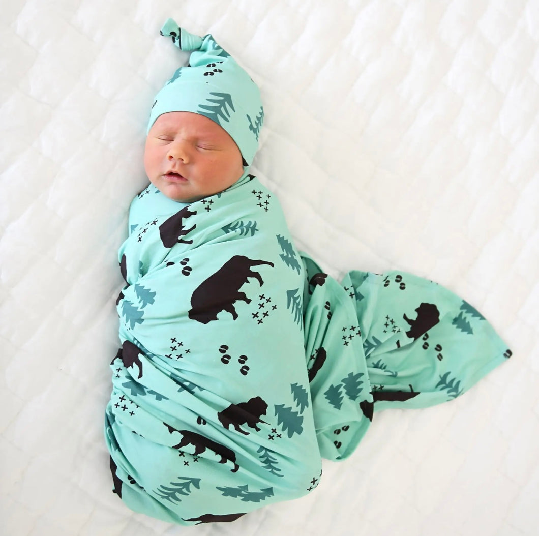 Rowan Swaddle & Hat