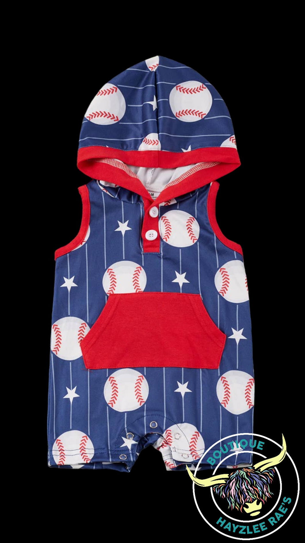 Baseball Romper