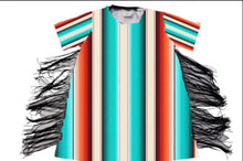 Load image into Gallery viewer, Serape Fringe dress
