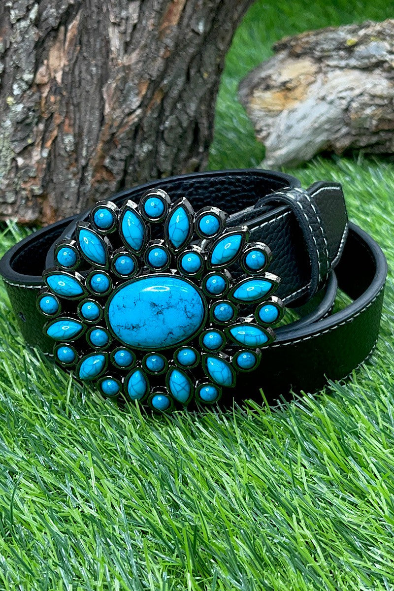 Mama Black Concho belt