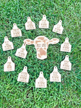 Load image into Gallery viewer, Cow Tag Baby Milestone Set
