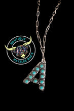 Load image into Gallery viewer, Turquoise Initial Necklace
