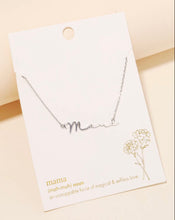 Load image into Gallery viewer, Handwritten MAMA necklace
