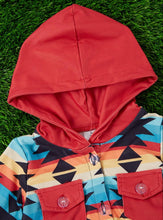 Load image into Gallery viewer, Aztec Onesie with Hood

