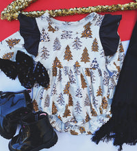 Load image into Gallery viewer, Christmas Tree Bubble Romper
