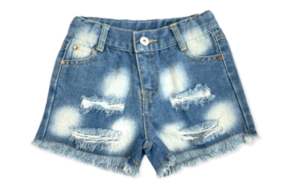 Denim Ripped Shorts